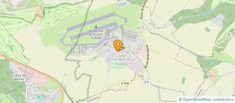localisation de l'entreprise CENTRE LOISIRS NOBLETINS à TOUSSUS-LE-NOBLE