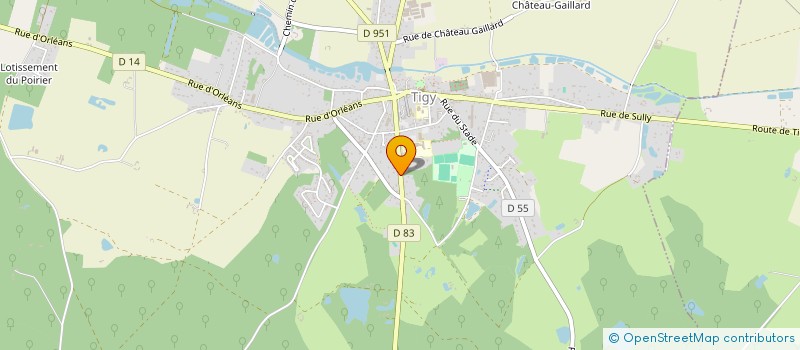 localisation de l'entreprise CENTRE LOISIRS POUR ENFANTS à NEUVY-EN-SULLIAS