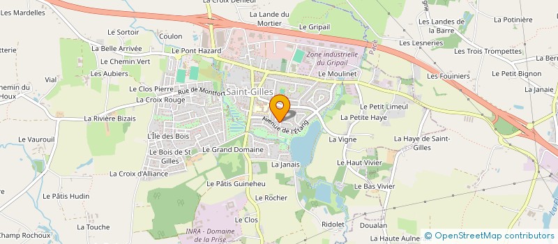 localisation de l'entreprise CENTRE LOISIRS SAINT GILLES à SAINT-GILLES