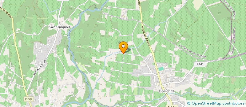 localisation de l'entreprise CENTRE LOISIRS SANS HEBERGEMENT UFF  TULETTE