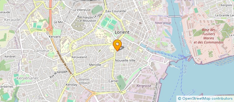 localisation de l'entreprise CENTRE LORIENT ENTREPRISE SERVICE à LORIENT