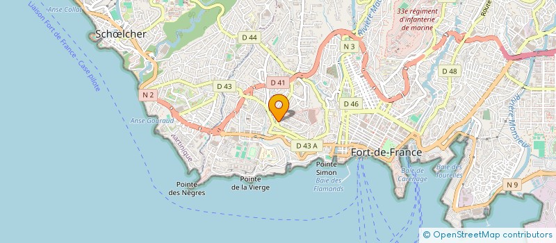 localisation de l'entreprise CENTRE LUDIQUE PEDAGOG CLAIRIERE à FORT-DE-FRANCE