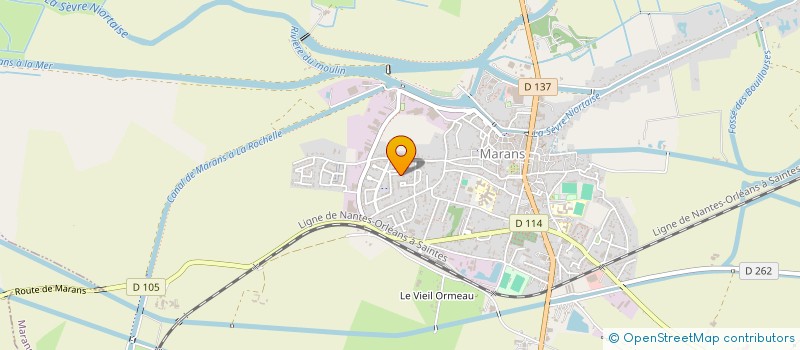 localisation de l'entreprise CENTRE LUXO à NIORT