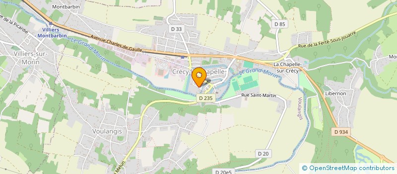 localisation de l'entreprise CENTRE M  CRECY-LA-CHAPELLE