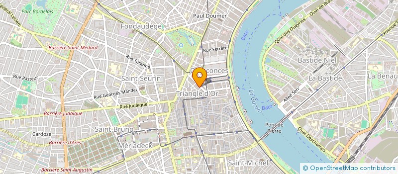 localisation de l'entreprise CENTRE M&M VISION OPTHALMOLOGIE TOURNY à BORDEAUX
