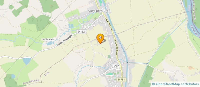 localisation de l'entreprise CENTRE MAINTENANCE EQUIPEMENT INDUSTRIEL  LERE