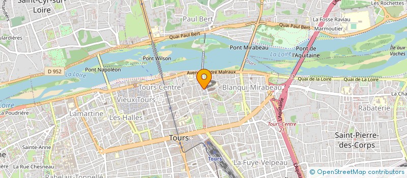 localisation de l'entreprise CENTRE MEDECINE SPORT SAINT GATIEN  TOURS