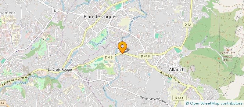 localisation de l'entreprise CENTRE MEDIAS SERVICES à ALLAUCH