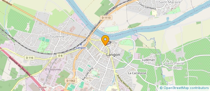 localisation de l'entreprise CENTRE MEDICAL 2  LANGON