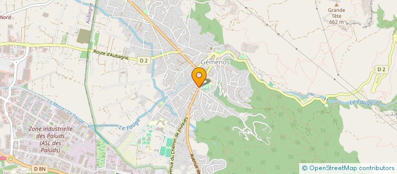 localisation de l'entreprise CENTRE MEDICAL  GEMENOS