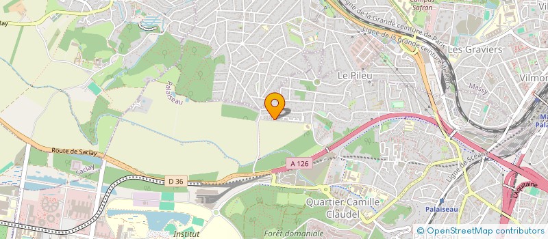 localisation de l'entreprise CENTRE MEDICAL CAMILLE CLAUDEL à PALAISEAU
