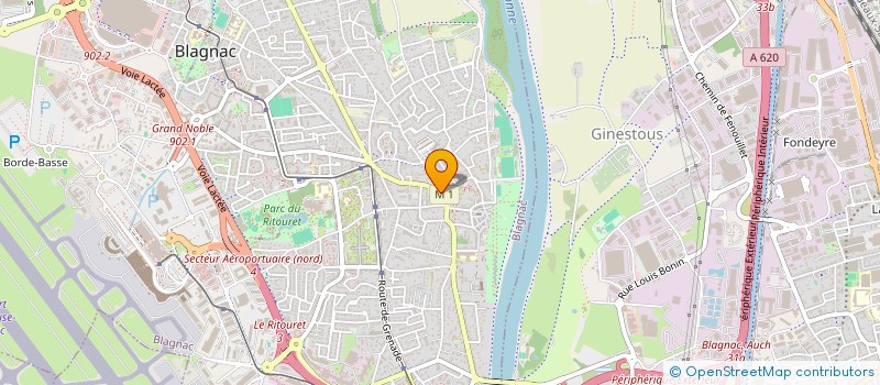 localisation de l'entreprise CENTRE MEDICAL DE L ORANGERIE  BLAGNAC