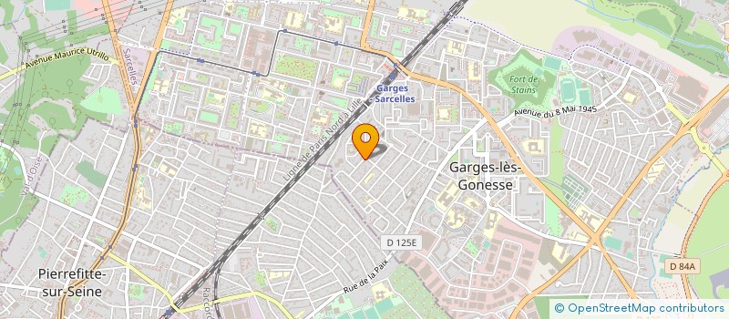 localisation de l'entreprise CENTRE MEDICAL DE LA LUTECE à GARGES-LES-GONESSE