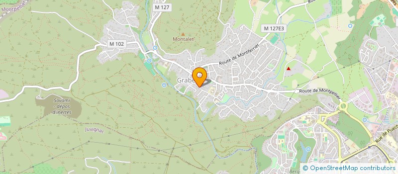 localisation de l'entreprise CENTRE MEDICAL DE LA NORIA  GRABELS