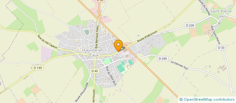 localisation de l'entreprise CENTRE MEDICAL DE LA PLAINE  TERRES-DE-CAUX