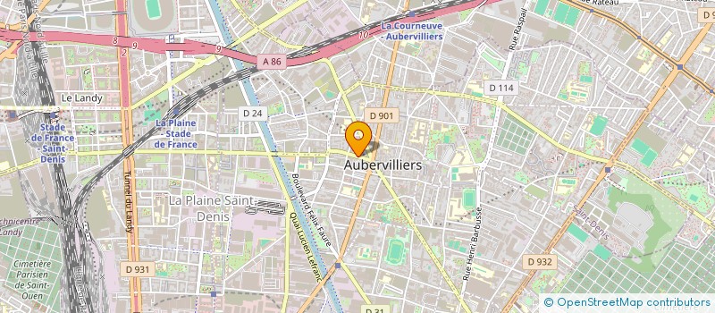 localisation de l'entreprise CENTRE MEDICAL DE SANTE AUBERVILLIERS (CMSA) à AUBERVILLIERS