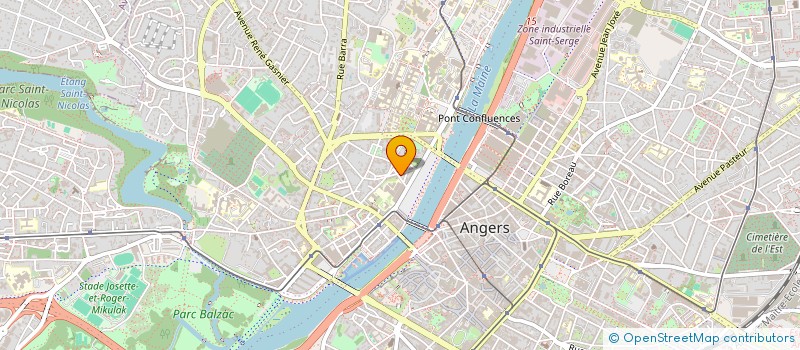 localisation de l'entreprise CENTRE MEDICAL DE SOINS IMMEDIATS 49 ANGERS à ANGERS