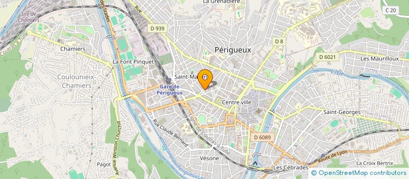 localisation de l'entreprise CENTRE MEDICAL DE SOINS IMMEDIATS PERIGUEUX  PERIGUEUX