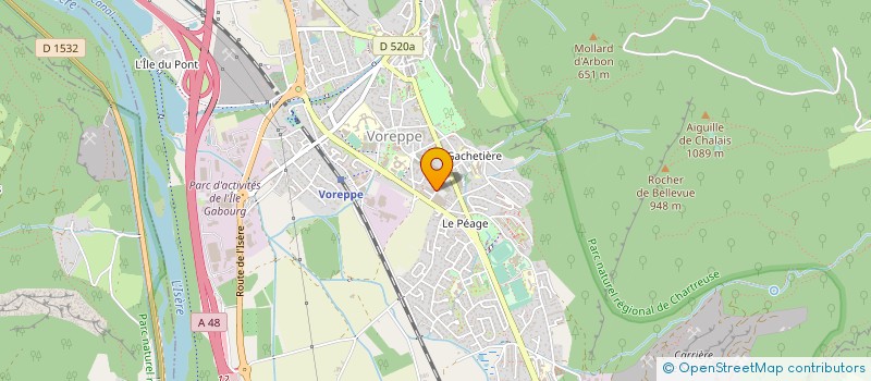 localisation de l'entreprise CENTRE MEDICAL DE VOREPPE  VOREPPE