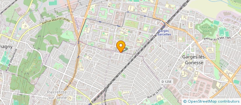 localisation de l'entreprise CENTRE MEDICAL DES SABLONS à SARCELLES