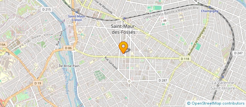 localisation de l'entreprise CENTRE MEDICAL DU LIDO à SAINT-MAUR-DES-FOSSES