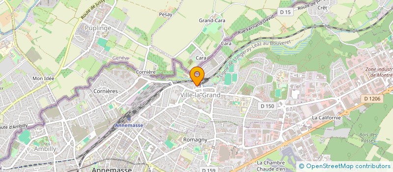 localisation de l'entreprise CENTRE MEDICAL EGL  VILLE-LA-GRAND