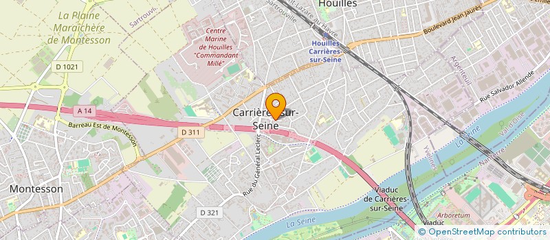 localisation de l'entreprise CENTRE MEDICAL ESTHETIQUE SHAZA à LEVALLOIS-PERRET
