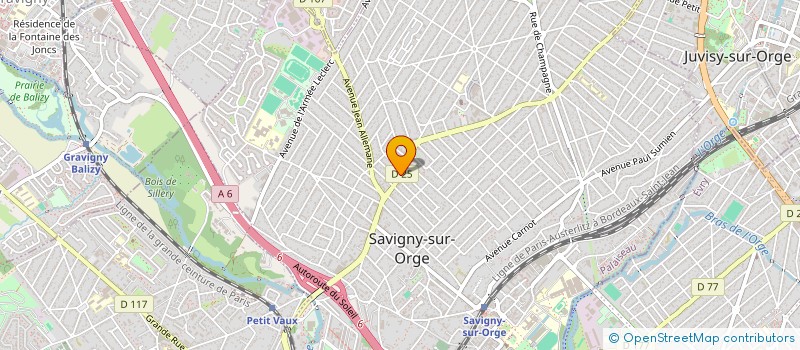 localisation de l'entreprise CENTRE MEDICAL ET DENTAIRE MS SAVIGNY-SUR-ORGE  SAVIGNY-SUR-ORGE