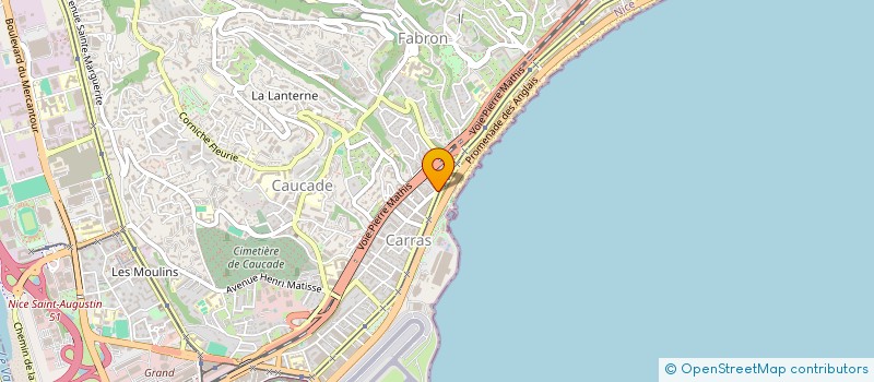 localisation de l'entreprise CENTRE MEDICAL LE CARRAS à NICE