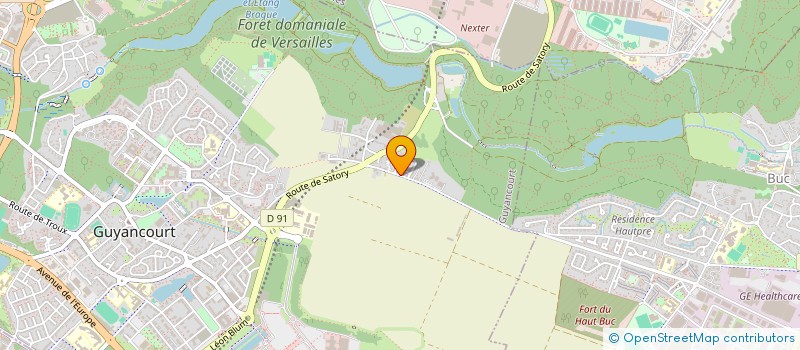 localisation de l'entreprise CENTRE MEDICAL LOUIS BLERIOT  GUYANCOURT