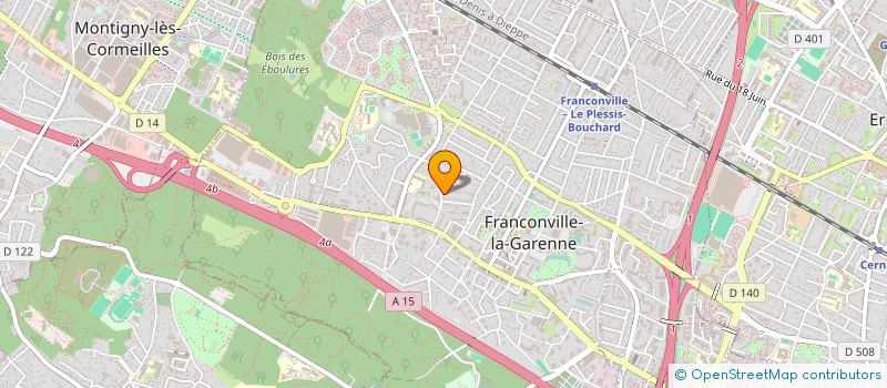 localisation de l'entreprise CENTRE MEDICAL OPHTALMOLOGIQUE FRANCONVILLE  FRANCONVILLE LA GARENNE