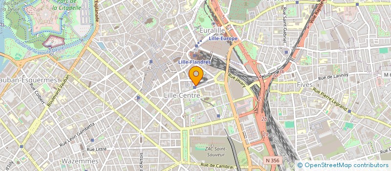 localisation de l'entreprise CENTRE MEDICAL SAINT SAUVEUR  LILLE