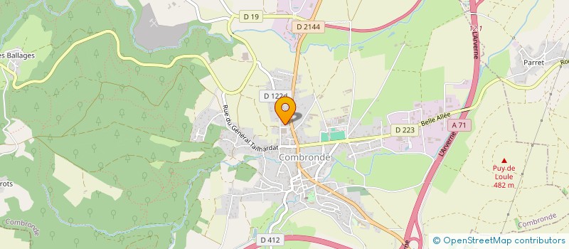 localisation de l'entreprise CENTRE MEDICAL SEKHMET  COMBRONDE