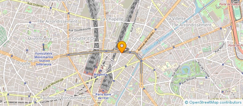 localisation de l'entreprise CENTRE MEDICAL STALINGRAD  PARIS