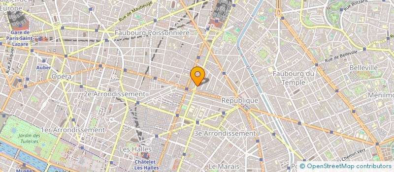 localisation de l'entreprise CENTRE MEDICALE ET DENTAIRE SAINT MARTIN à PARIS