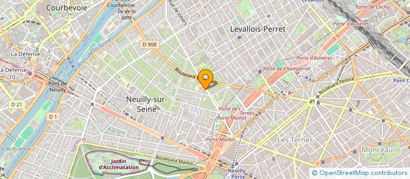 localisation de l'entreprise CENTRE MEDICO CHIRURGICAL AMBROISE PARE HARTMANN à NEUILLY-SUR-SEINE
