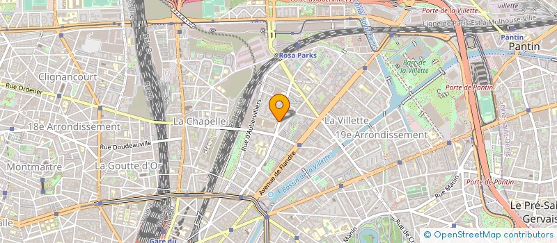 localisation de l'entreprise CENTRE MEDICO DENTAIRE CURIAL  PARIS