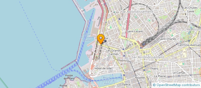 localisation de l'entreprise CENTRE MEDICO-DENTAIRE DE LA JOLIETTE à MARSEILLE