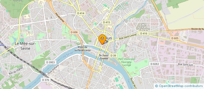 localisation de l'entreprise CENTRE MEDICO DENTAIRE DE LA MAIRIE à MELUN