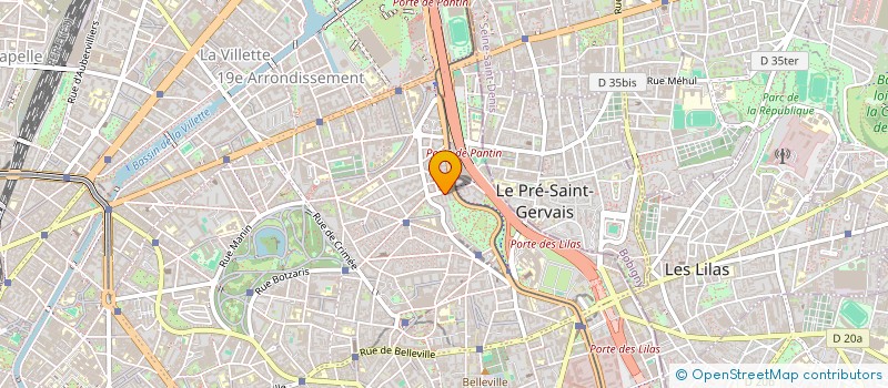 localisation de l'entreprise CENTRE MEDICO DENTAIRE DE SUCY  PARIS