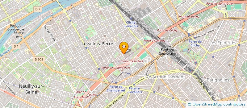localisation de l'entreprise CENTRE MEDICO-DENTAIRE LEVALLOIS à LEVALLOIS-PERRET