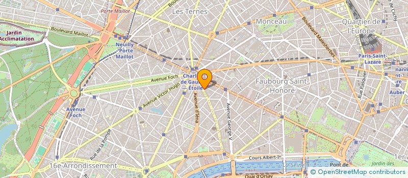 localisation de l'entreprise CENTRE MEDICO-DENTAIRE MONTAIGNE DENTAIRE  PARIS