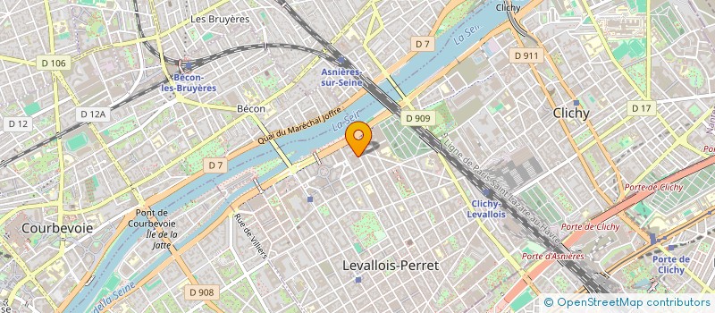 localisation de l'entreprise CENTRE MEDICO DENTAIRE POISSY  POISSY