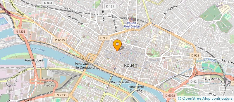 localisation de l'entreprise CENTRE MEDICO DENTAIRE ROUEN à ROUEN