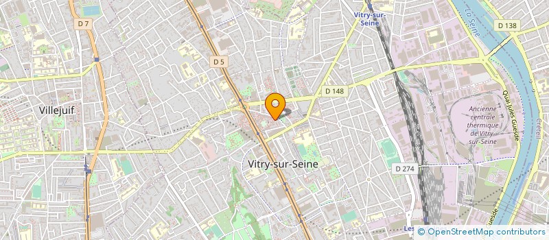 localisation de l'entreprise CENTRE MEDICO PSYCHO PEDAG IMAGERIE à VITRY-SUR-SEINE
