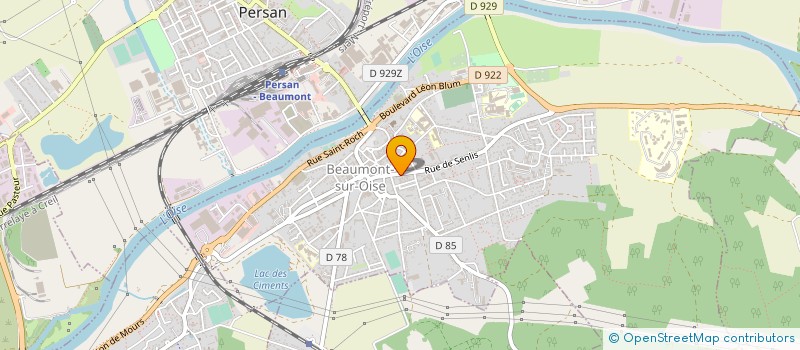 localisation de l'entreprise CENTRE MEDICO-PSYCHOPEDAGOGIQUE à BEAUMONT-SUR-OISE