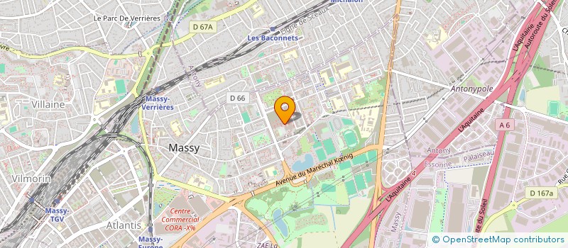 localisation de l'entreprise CENTRE MEDICO SOCIAL FRANCE à MASSY