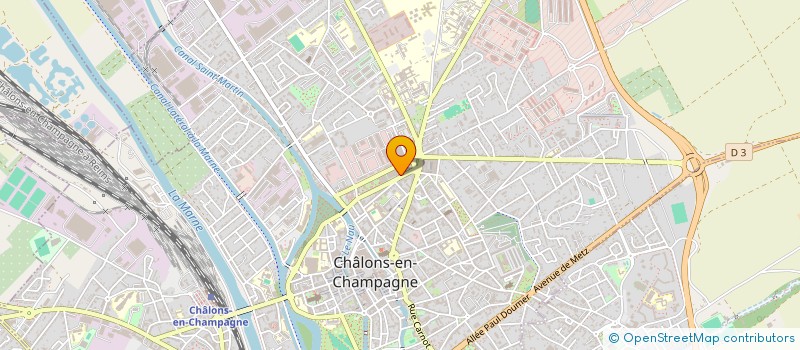 localisation de l'entreprise CENTRE MEDICO SPORTIF MUNICIPAL  CHALONS-EN-CHAMPAGNE