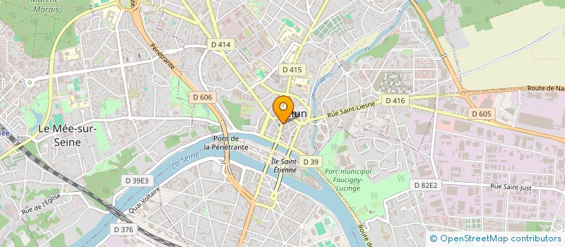 localisation de l'entreprise CENTRE MEDISANTE MELUN à MELUN