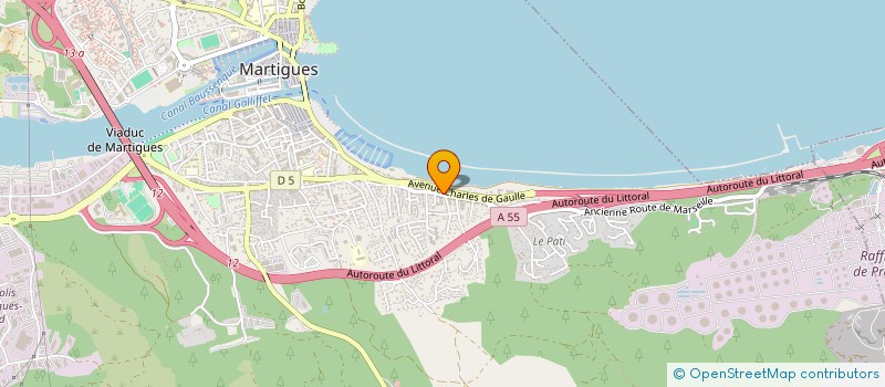 localisation de l'entreprise CENTRE MEDITERRANEEN DE FORMATION à MARTIGUES